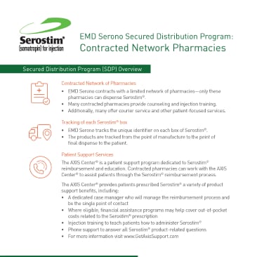 Serostim® Contracted Network Pharmacy Locator PDF download